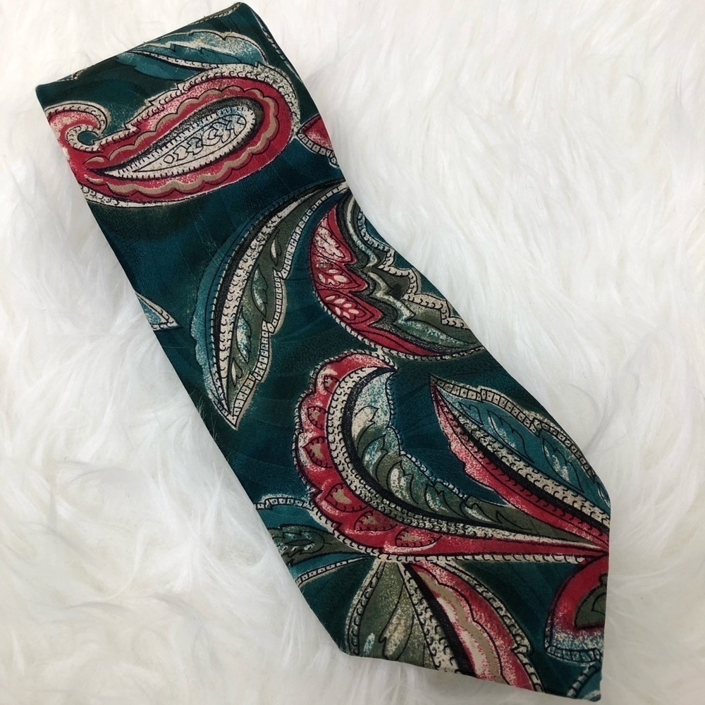 Oscar de la Renta Vintage couture collection designer tie - Picture 3 of 6